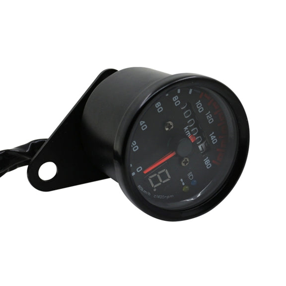 3 in 1 Universal Water-resistant Motorcycle LED Backlight Odometer Speedometer Gearmeter, DC 12V
