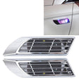 2 PCS Car Body Side Solar Decorative Colorful Strobe Warning Outlet Light - Warning Lights by PMC TechLife | Online Shopping South Africa | PMC TechLife | Buy Now Pay Later Mobicred