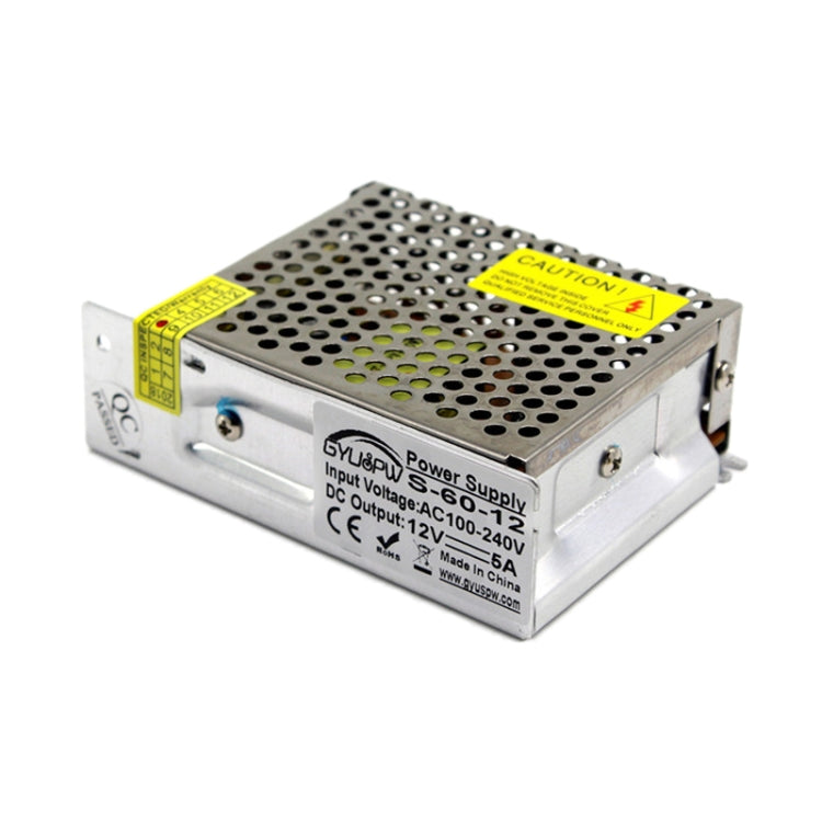 S-60-12 60W AC110/220V to DC 12V 5A  Power Inverter Power converter