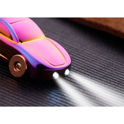 Metal Car Shape Decorative Keychain Holder(Random Color Delivery)