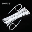 500 PCS 5mm*250mm Nylon Cable Ties(White) - Booster Cable & Clip by PMC TechLife | Online Shopping South Africa | PMC TechLife | Buy Now Pay Later Mobicred