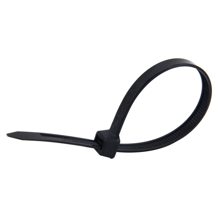 100pcs /Pack 8mm*200mm Nylon Cable Ties(Black)
