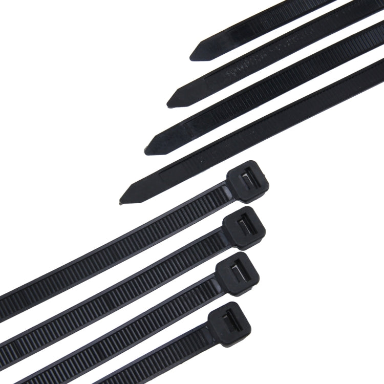 100pcs /Pack 8mm*200mm Nylon Cable Ties(Black)