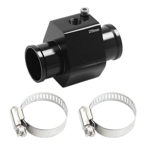 Car Water Temperature Meter Temperature Gauge Joint Pipe Radiator Sensor Adaptor Clamps for Honda, Size: 28mm