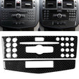 Car Carbon Fiber Center Console Panel Decorative Sticker for Mercedes-Benz W204 C Class 2007-2010 - free shipping - PMC TechLife - Order now!