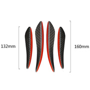 4 PCS Universal Car Carbon Fiber Front Air Knife Decorative Sticker