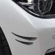 4 PCS Universal Car Carbon Fiber Front Air Knife Decorative Sticker