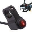Motorcycle Headlight Auxiliary Light Waterproof Aluminum Alloy Single Flash Switches with Indicator Light - Electrical System by PMC TechLife | Online Shopping South Africa | PMC TechLife | Buy Now Pay Later Mobicred