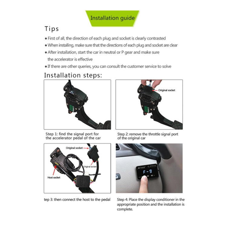 TROS KS-5Drive Potent Booster for Smart Forfour Electronic Throttle Controller