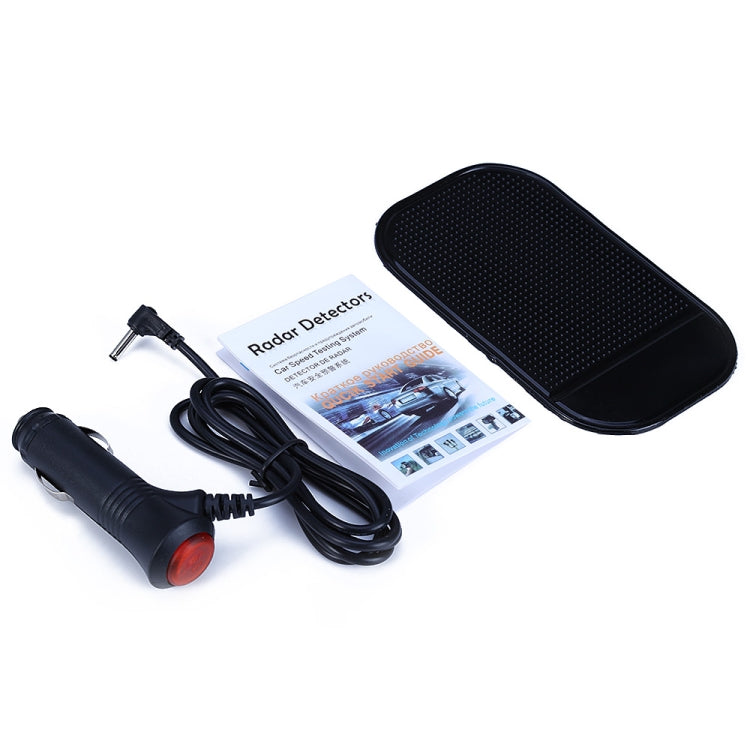 V3 Universal Car Radar Detector LED Display Detection Laser Anti Radar Detector, Support Russian & English
