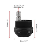 Multifunctional 6-in-1 Multi-hole Nozzle High-pressure Cleaner Car Washing Nozzle
