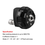 Multifunctional 6-in-1 Multi-hole Nozzle High-pressure Cleaner Car Washing Nozzle