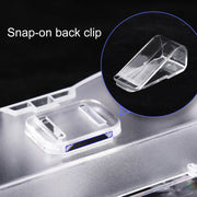 Car Multi-functional Glasses Case Sunglasses Storage Holder with Card Slot, Diamond Style (Pink)