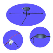 Car Invisible Patch Horn Lightning Protection TV Antenna