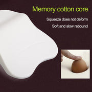 Four Seasons Breathable Memory Foam Car Neck Pillow Polyester Headrest (Purple)