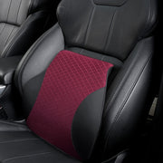Four Seasons Breathable Memory Foam Car Lumbar Pillow Polyester Pillow (Red)