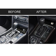 Car Carbon Fiber Right Drive Gear Frame B Decorative Sticker for Mazda Axela 2017-2018