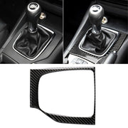 Car Carbon Fiber Right Drive Manual Gear Frame C Decorative Sticker for Mazda Axela 2017-2018