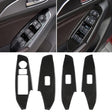 Car Carbon Fiber Left Drive Window Lift Panel Decorative Sticker for Mazda Axela 2014 / 2017-2018 - Car Interior Mouldings by PMC TechLife | Online Shopping South Africa | PMC TechLife | Buy Now Pay Later Mobicred