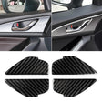 4 PCS Car Carbon Fiber Door Inner Handle Wrist Panel Decorative Sticker for Mazda Axela 2014 / 2017-2018 - Car Interior Mouldings by PMC TechLife | Online Shopping South Africa | PMC TechLife | Buy Now Pay Later Mobicred