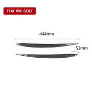 Car Carbon Fiber Light Eyebrow for Volkswagen Golf 7