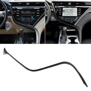 Car Carbon Fiber Central Control S Strip Decorative Sticker for Toyota Eighth Generation Camry 2018-2019, Left Drive
