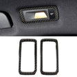 2 PCS Carbon Fiber Car Rear Dome Light Panel Decorative Sticker for Porsche Macan - Car Interior Mouldings by PMC TechLife | Online Shopping South Africa | PMC TechLife | Buy Now Pay Later Mobicred