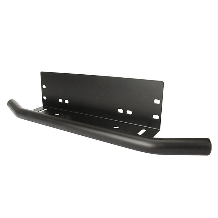Universal Car License Plate Plastic Bracket Frame Holder Stand Mount (Black)