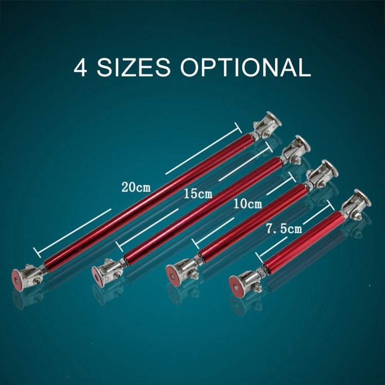 2 PCS Car Modification Adhesive Surrounded Rod Lever Front and Rear Bars Fixed Front Lip Back Shovel, Length: 10cm(Red)