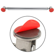 2 PCS Car Modification Adhesive Surrounded Rod Lever Front and Rear Bars Fixed Front Lip Back Shovel, Length: 20cm(Silver)