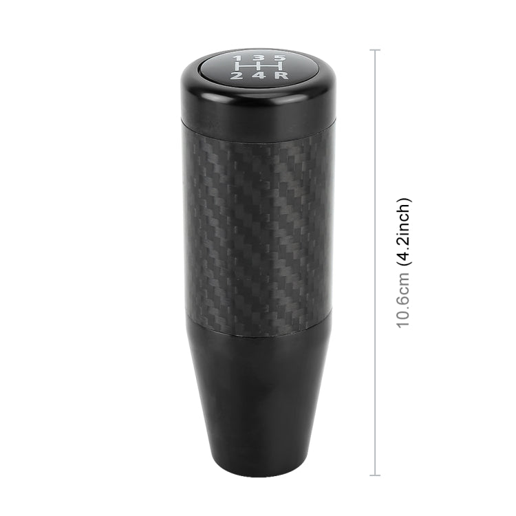 Universal Car Carbon Fiber Pattern Gear Head Gear Shift Knob (Black)