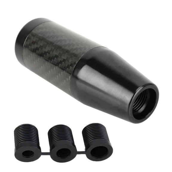 Universal Car Carbon Fiber Pattern Gear Head Gear Shift Knob (Black)