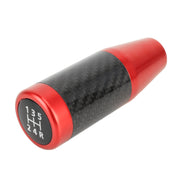 Universal Car Carbon Fiber Pattern Gear Head Gear Shift Knob (Red)