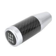 Universal Car Carbon Fiber Pattern Gear Head Gear Shift Knob (Silver)