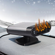 Car Heater Hot Cool Fan Windscreen Window Demister Defroster DC 12V, Purification Version (Red)