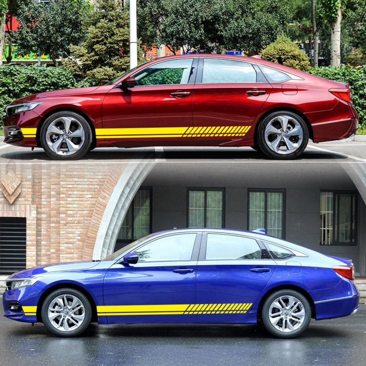 Car Styling Stripe PVC Sticker Auto Decorative Sticker (Yellow)