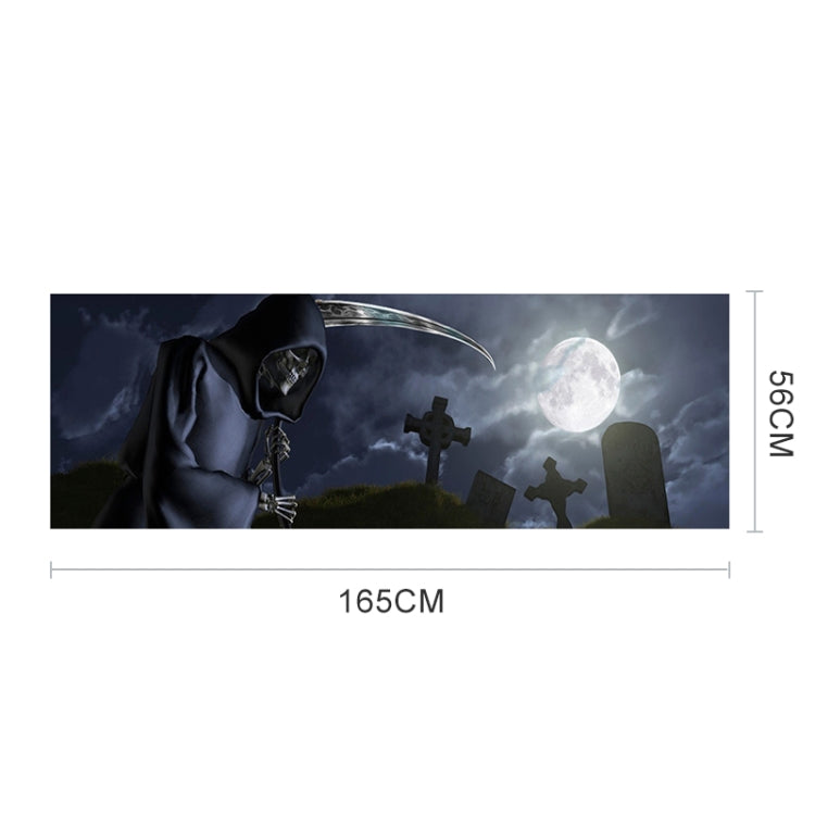 Death Cemetery Pattern Horror Series Car Rear Window Decorative Sticker, Size: 165 x 56cm