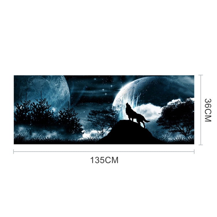 Wolverine Pattern Horror Series Car Rear Window Decorative Sticker, Size: 135 x 36cm