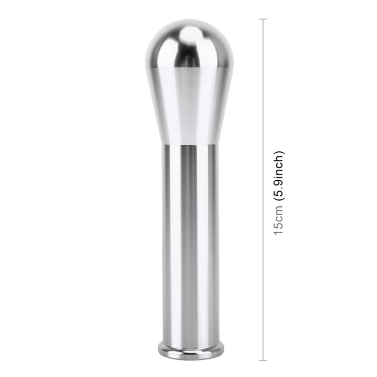 Universal Car Iron Pillar Gear Head Gear Shift Knob (Silver)