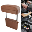 Universal Car PU Leather Wrapped Armrest Box Cushion Car Armrest Box Mat with Storage Box (Brown) - Stowing Tidying by PMC TechLife | Online Shopping South Africa | PMC TechLife | Buy Now Pay Later Mobicred