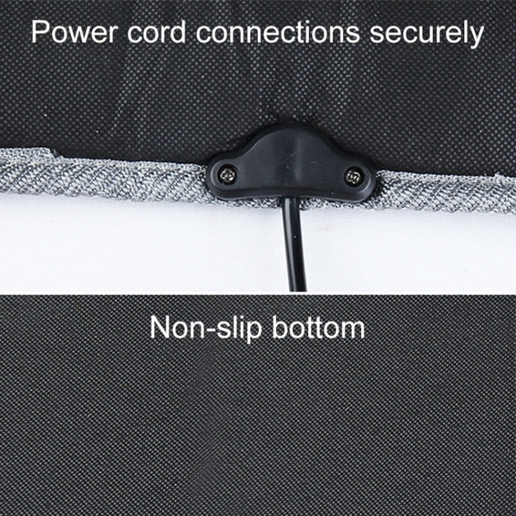 Car 24V Front Seat Heater Cushion Warmer Cover Winter Heated Warm, Single Seat (Coffee)