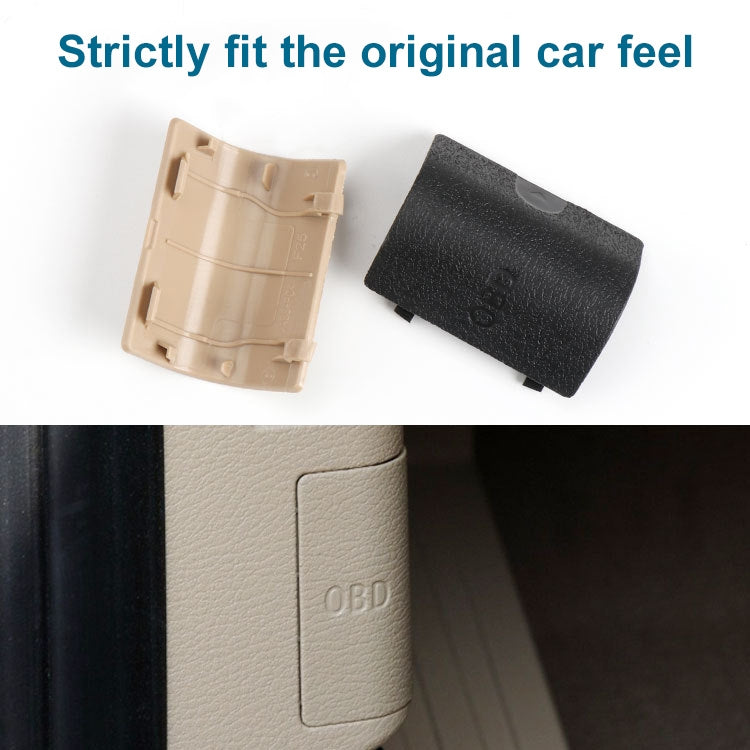 Car Diagnostic Plug Cover OBD Panel Decorative Cover 51437147538 for BMW E90 2005-2012(Beige)