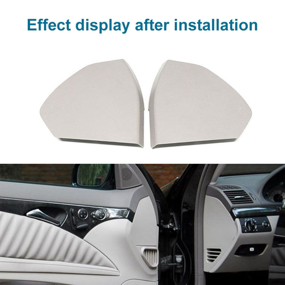 Car Right Side Front Door Trim Panel Plastic Cover 2117270148  for Mercedes-Benz E Class W211 2003-2008 (Light Yellow)