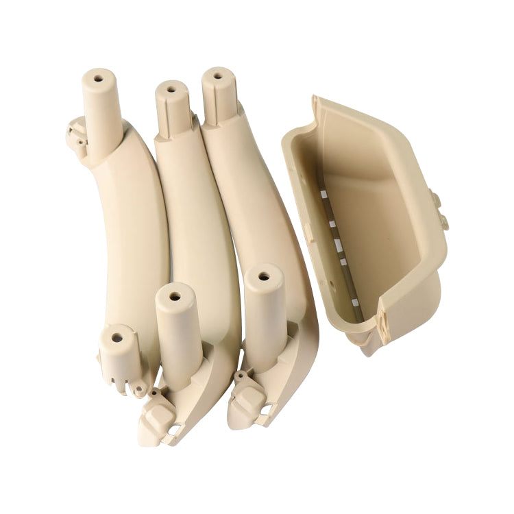 Car Rear Left Inside Doors Handle Pull Trim Cover 5141 7394 519-1 for BMW X3 X4, Left Driving (Beige)