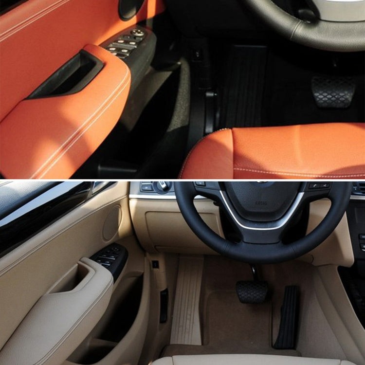 Car Rear Left Inside Doors Handle Pull Trim Cover 5141 7394 519-1 for BMW X3 X4, Left Driving (Beige)