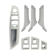 Car High Configuration Version Inside Doors Handle Pull Trim Cover 5141 7225 873 for BMW F10 F18, Left Driving (Grey) - Door Handles by PMC TechLife | Online Shopping South Africa | PMC TechLife | Buy Now Pay Later Mobicred