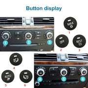Car Air Conditioner Panel Switch Button RIGHT Key 6131 9250 196-1 for BMW E60 2003-2010, Left Driving
