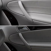 Car Rear Left Inside Doors Handle Pull Trim Cover for Mercedes-Benz C-class W203 -2007, Left Driving (Grey)