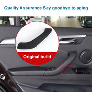 Car Left Side Inside Doors Handle Pull Trim Cover 51417417513 for BMW X1 2016-, Left Driving (Beige White)