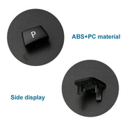 Car Gear Lever Auto Parking Button Letter P Cap for BMW X5 X6 2007-2013, Left Driving (Blue)
